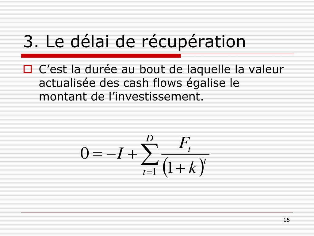 Découvrir 60 imagen délai de récupération actualisé formule fr